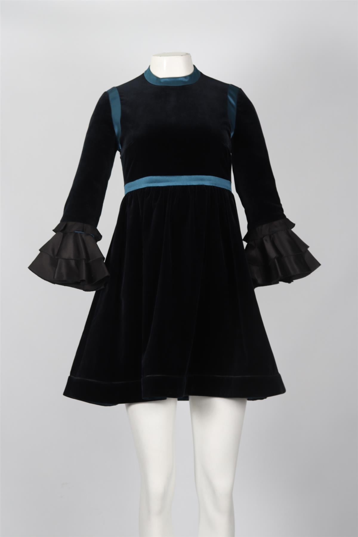 ROKSANDA VELVET MINI DRESS UK 8