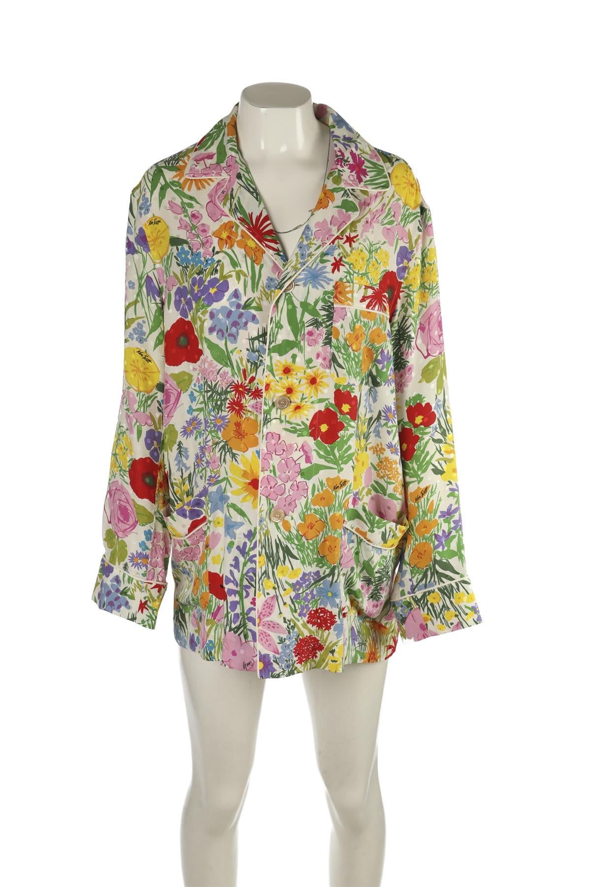 GUCCI + KEN SCOTT MULTI SILK SHIRT SMALL