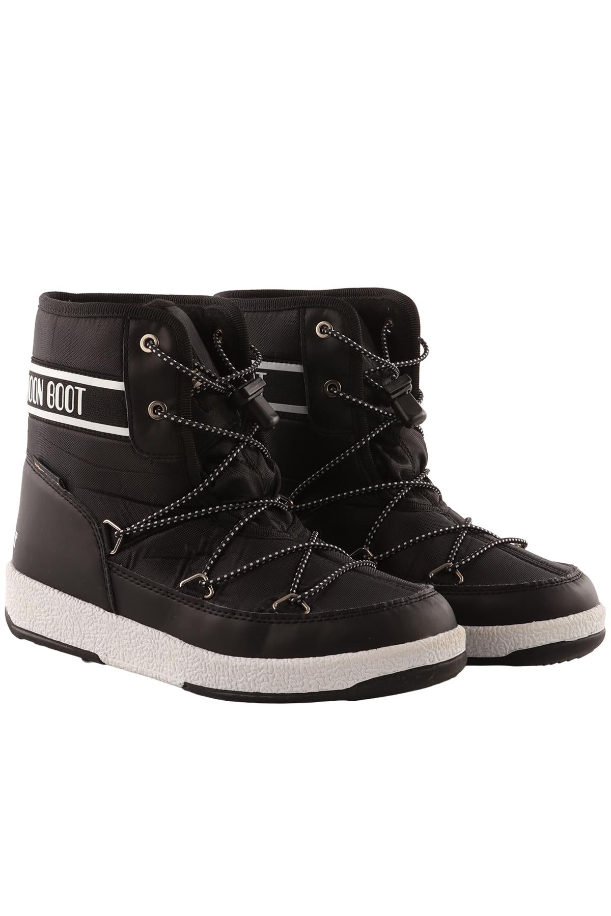MOON BOOTS BLACK KIDS GIRLS BOOTS EU 35 UK 2.5 US 3.5
