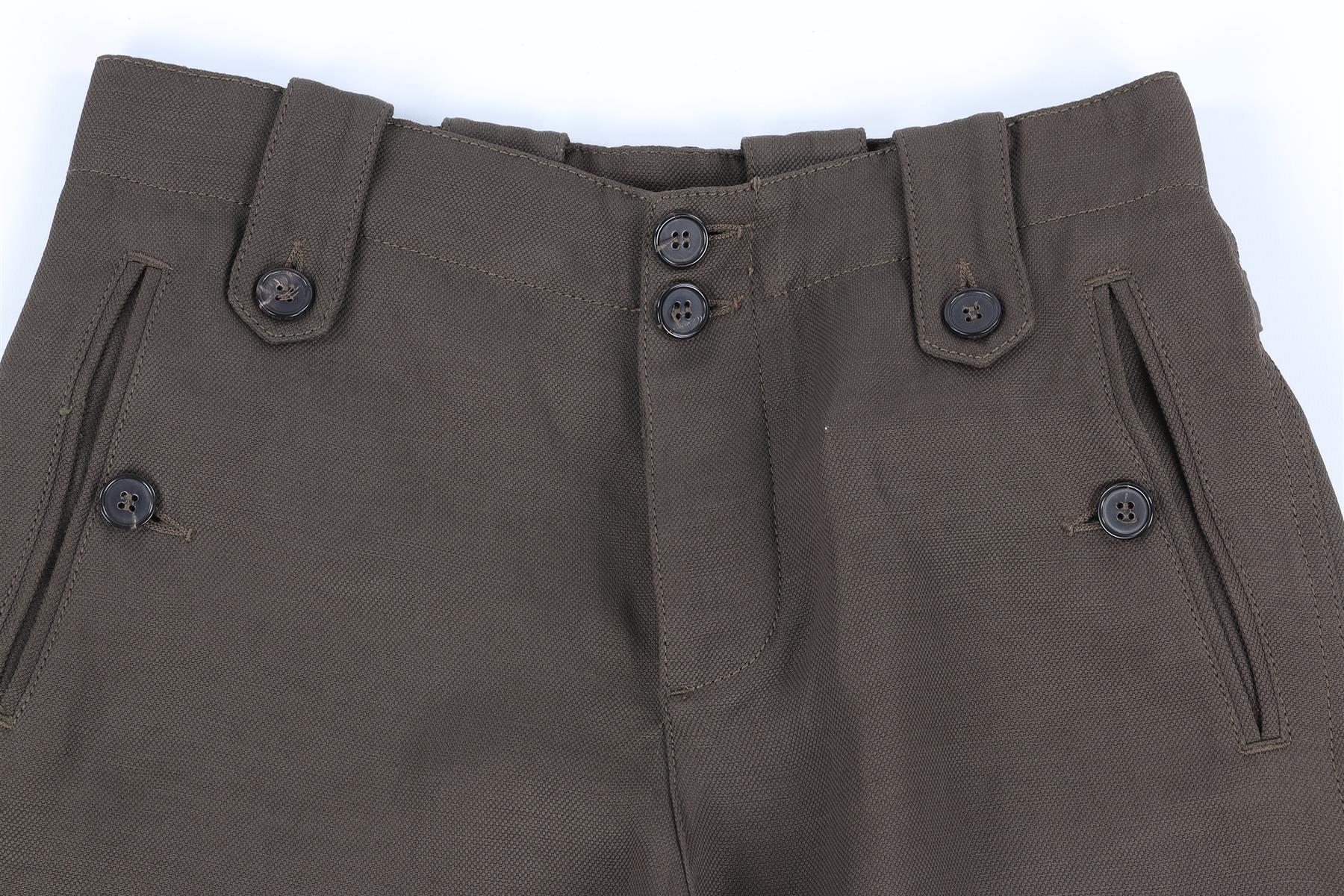TOM FORD GREEN LINEN TAPERED PANTS IT 36 UK 4