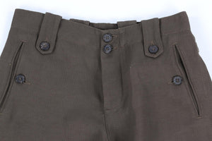 TOM FORD GREEN LINEN TAPERED PANTS IT 36 UK 4
