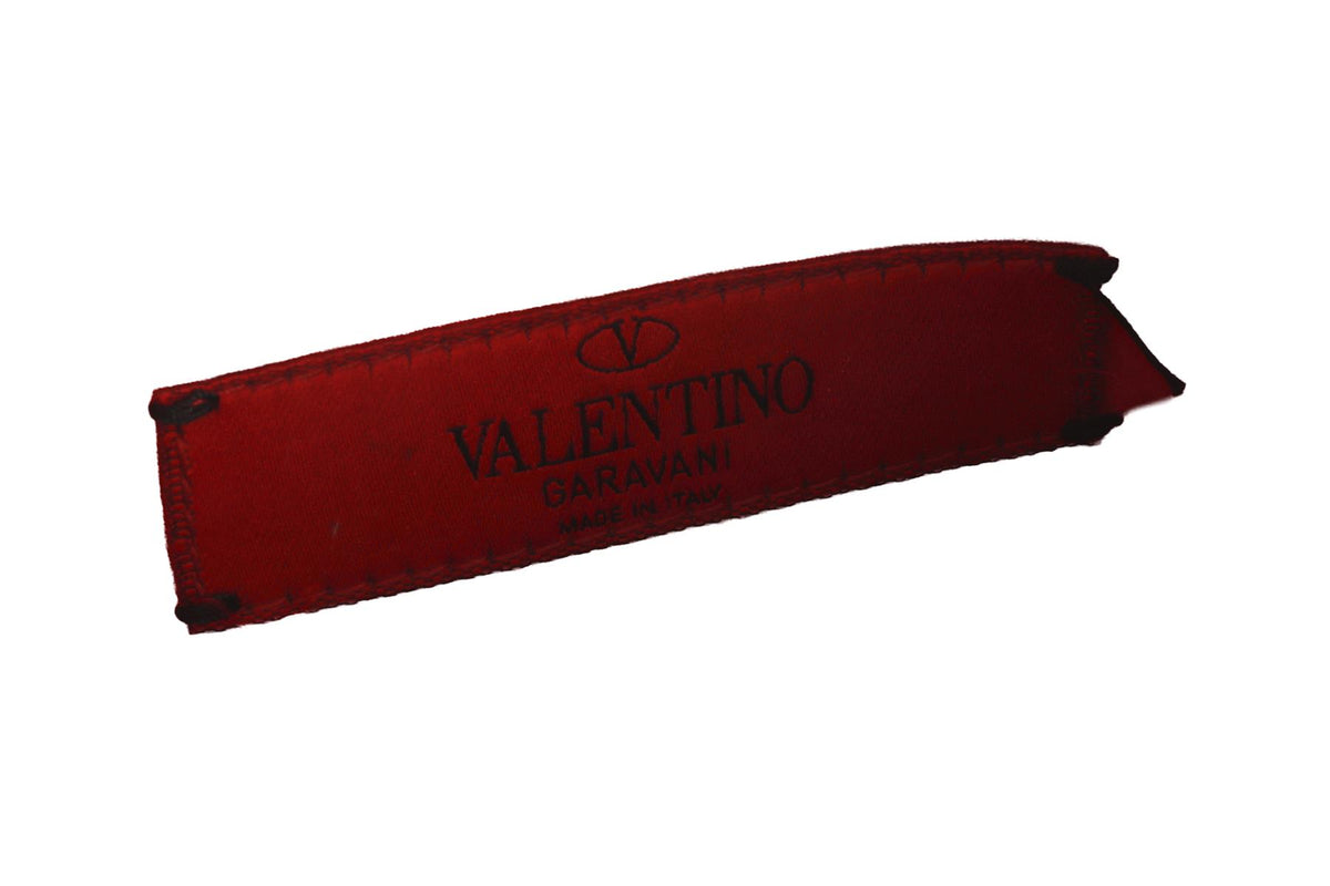 VALENTINO GARAVANI RED ROCKSTUD LEATHER WALLET