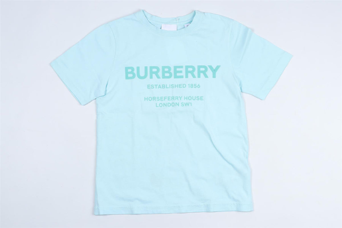 BURBERRY BLUE KIDS BOYS T-SHIRT 8 YEARS
