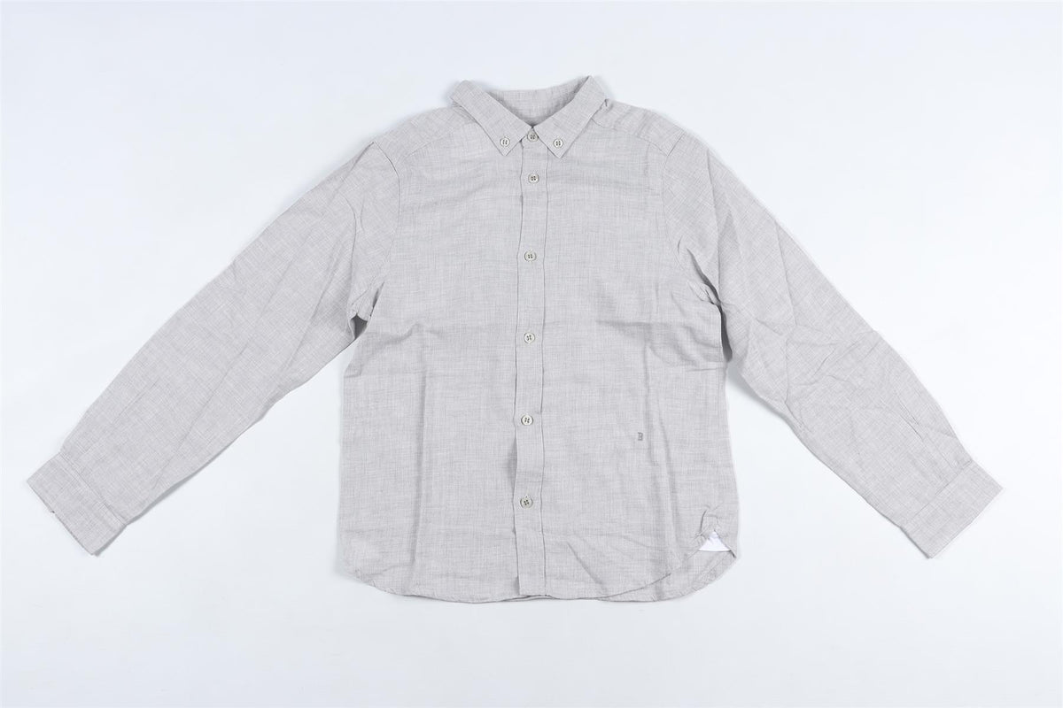 BONPOINT GREY KIDS BOYS SHIRT 10 YEARS