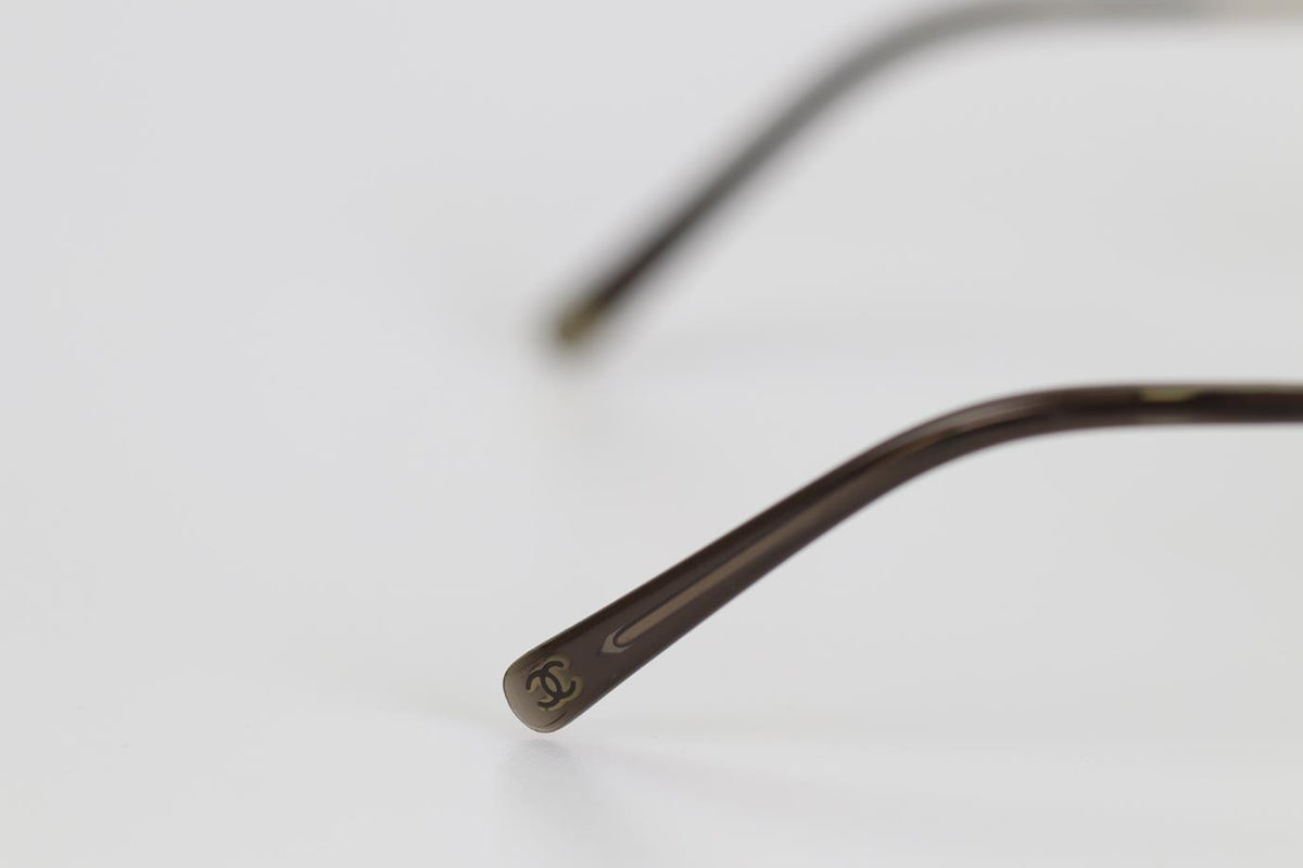 CHANEL ROUND FRAME METAL SUNGLASSES