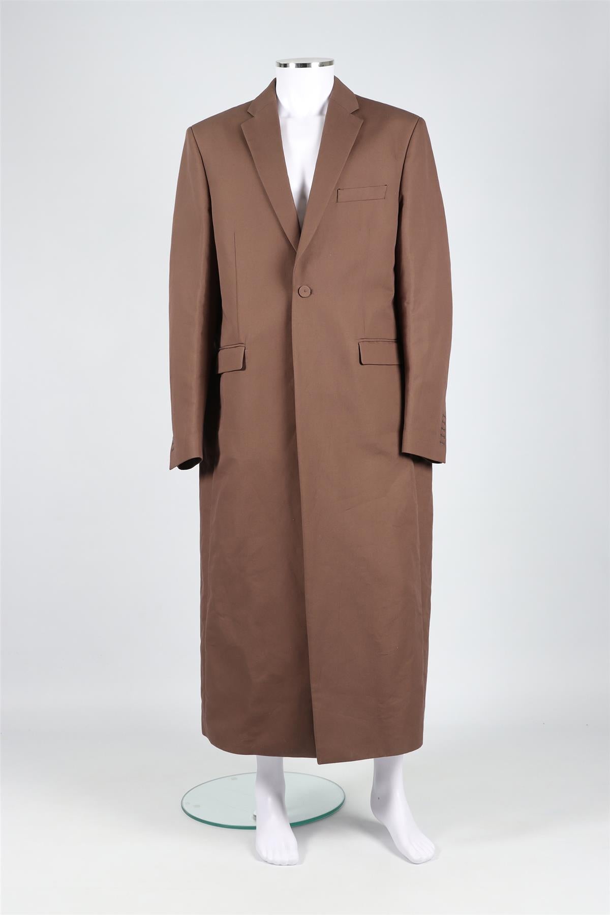 424 BROWN MEN'S COTTON COAT IT 52 UK 42