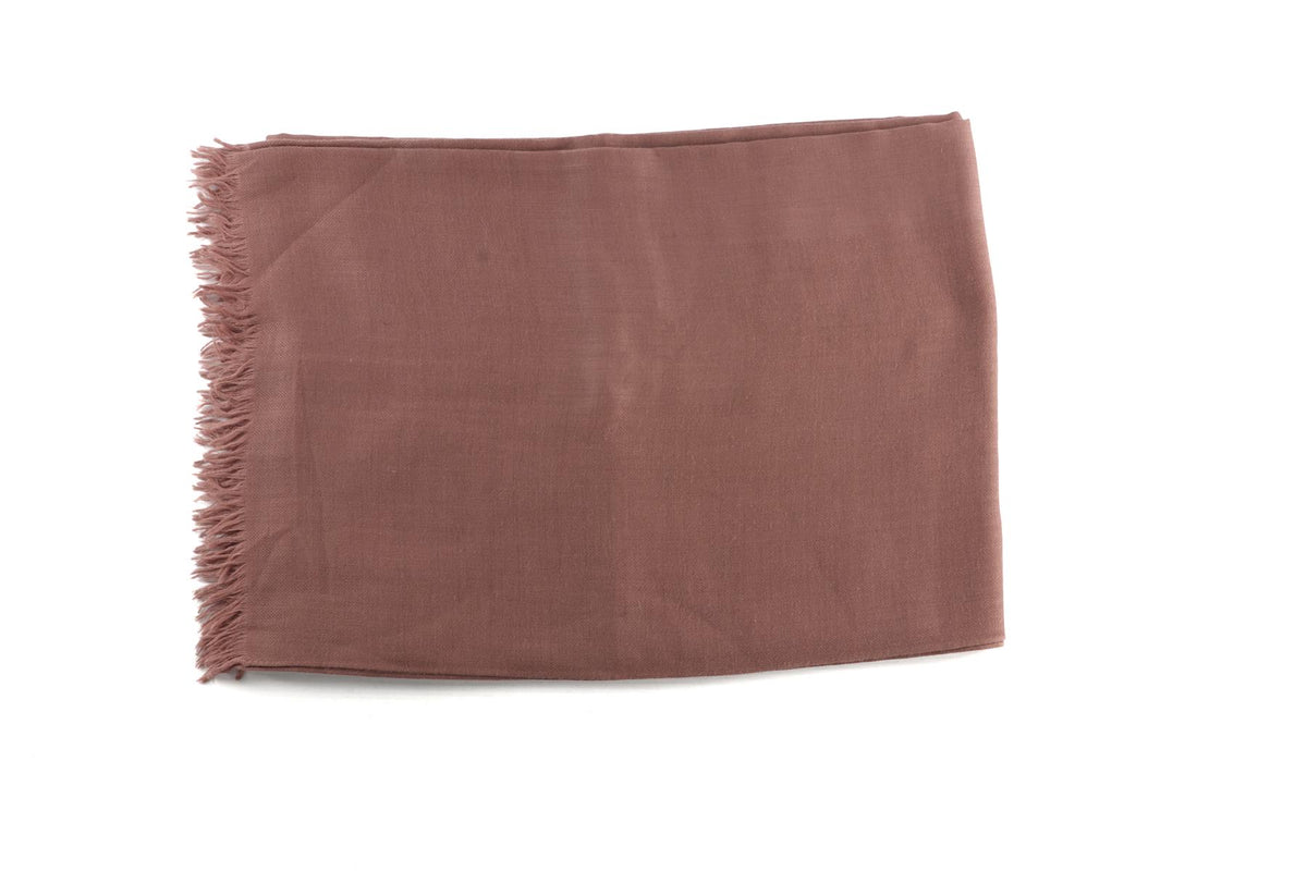 HERMÈS PINK CASHMERE SCARF