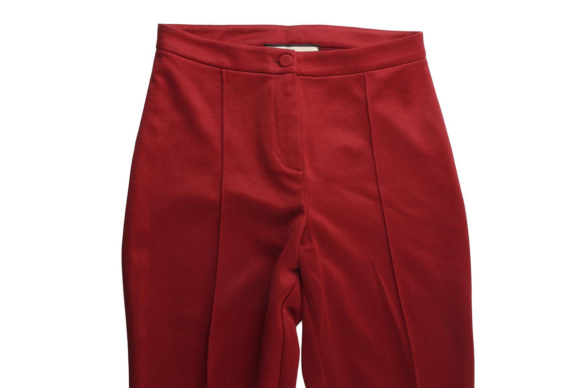 GUCCI RED JERSEY LEGGINGS XXS