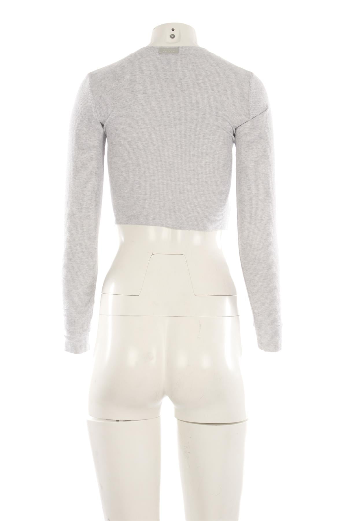 SKIMS GREY COTTON TOP XSMALL