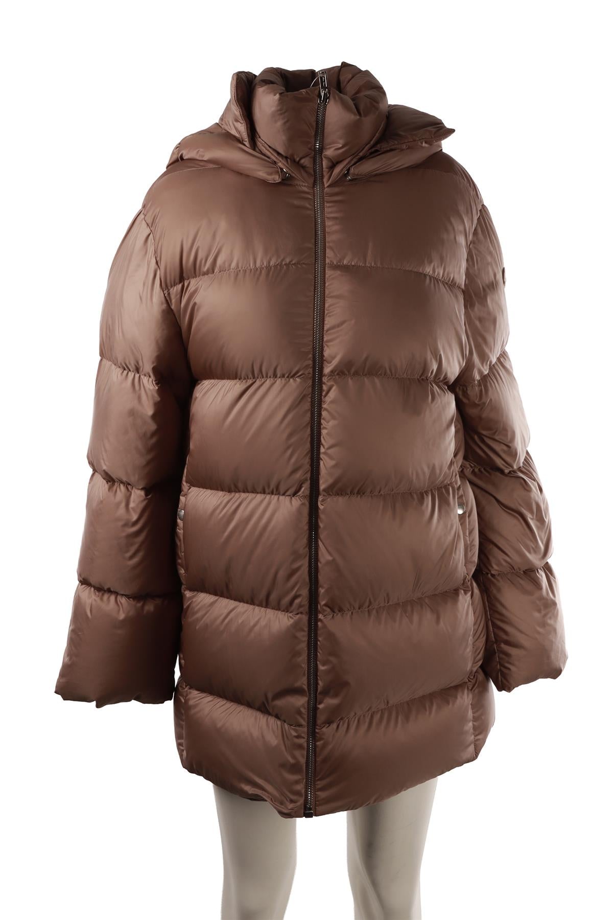 GREY PADDED DOWN COAT