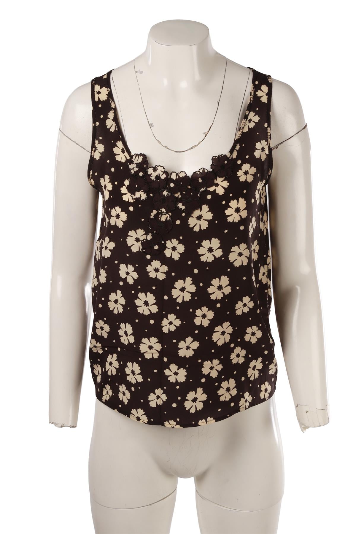 BLACK SILK TOP
