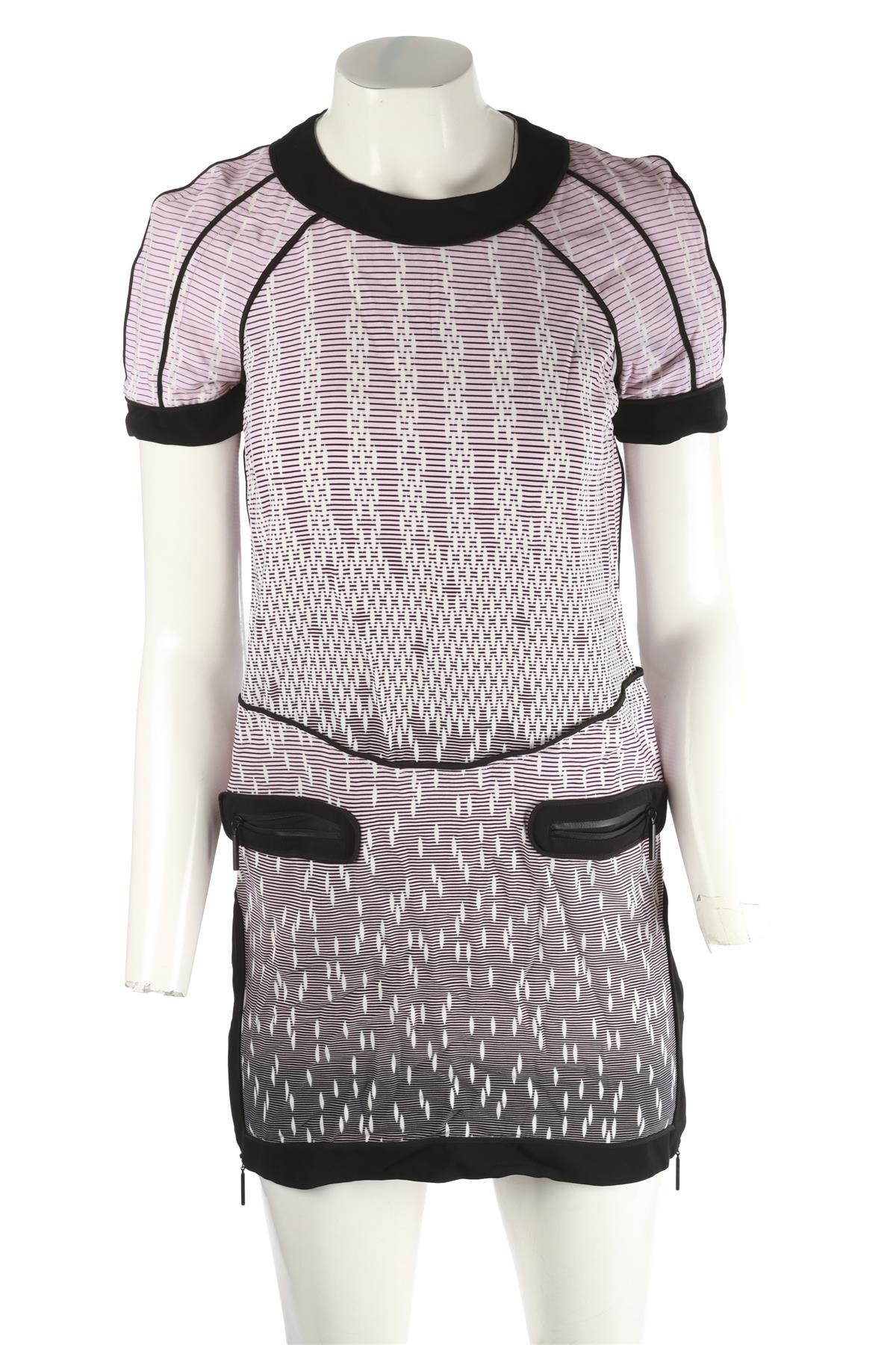 VERSUS VERSACE PINK CREPE MINI DRESS IT 40 UK 8