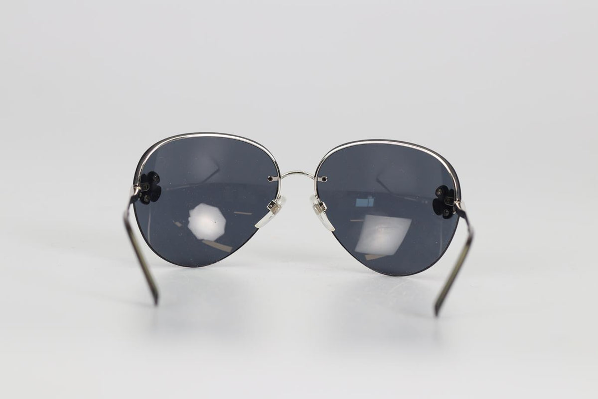 CHANEL ROUND FRAME METAL SUNGLASSES