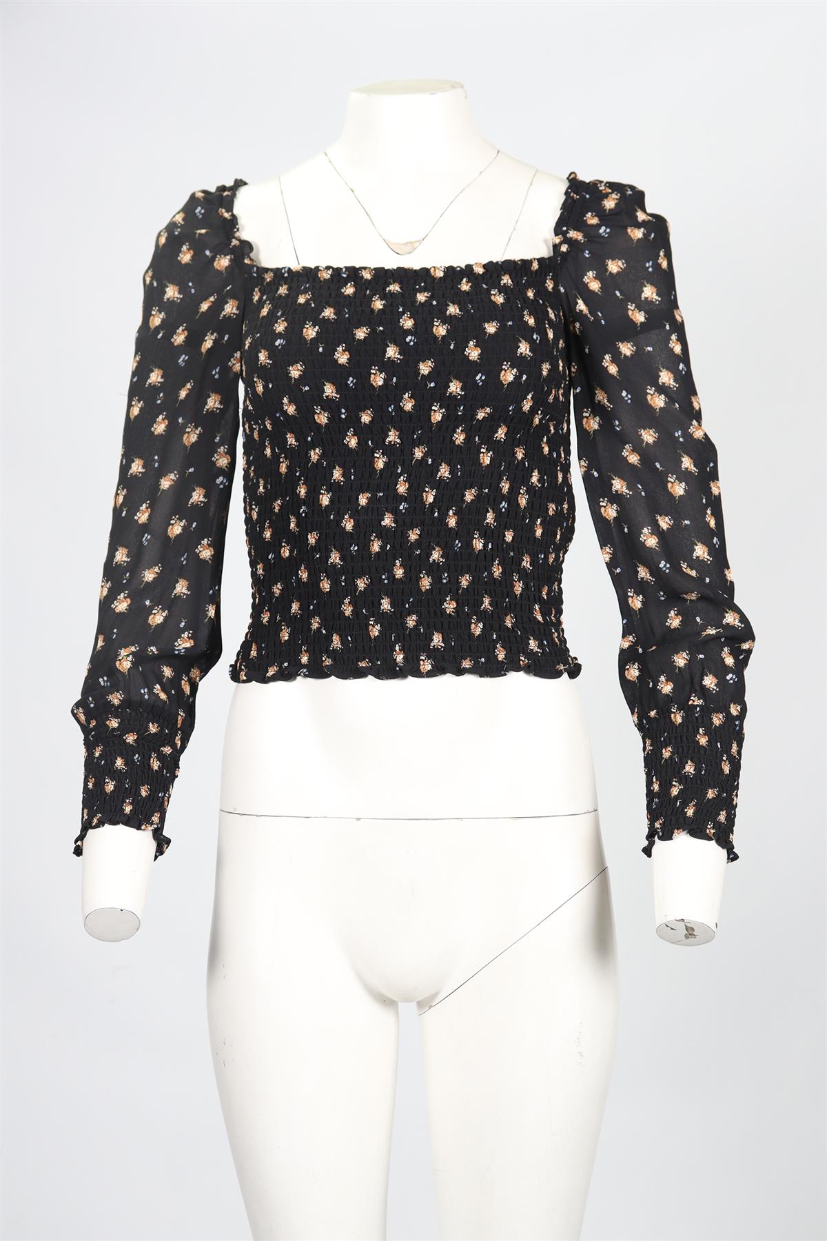 MAJE CREPE TOP FR 36 UK 8