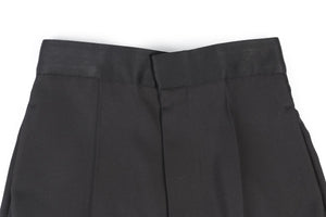 HAIDER ACKERMANN BLACK WOOL STRAIGHT LEG PANTS FR 36 UK 8