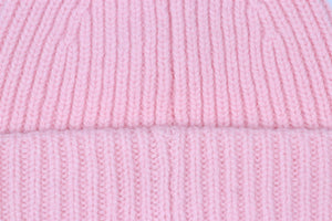 ACNE SUDIOS PINK WOOL BEANIE ONE SIZE