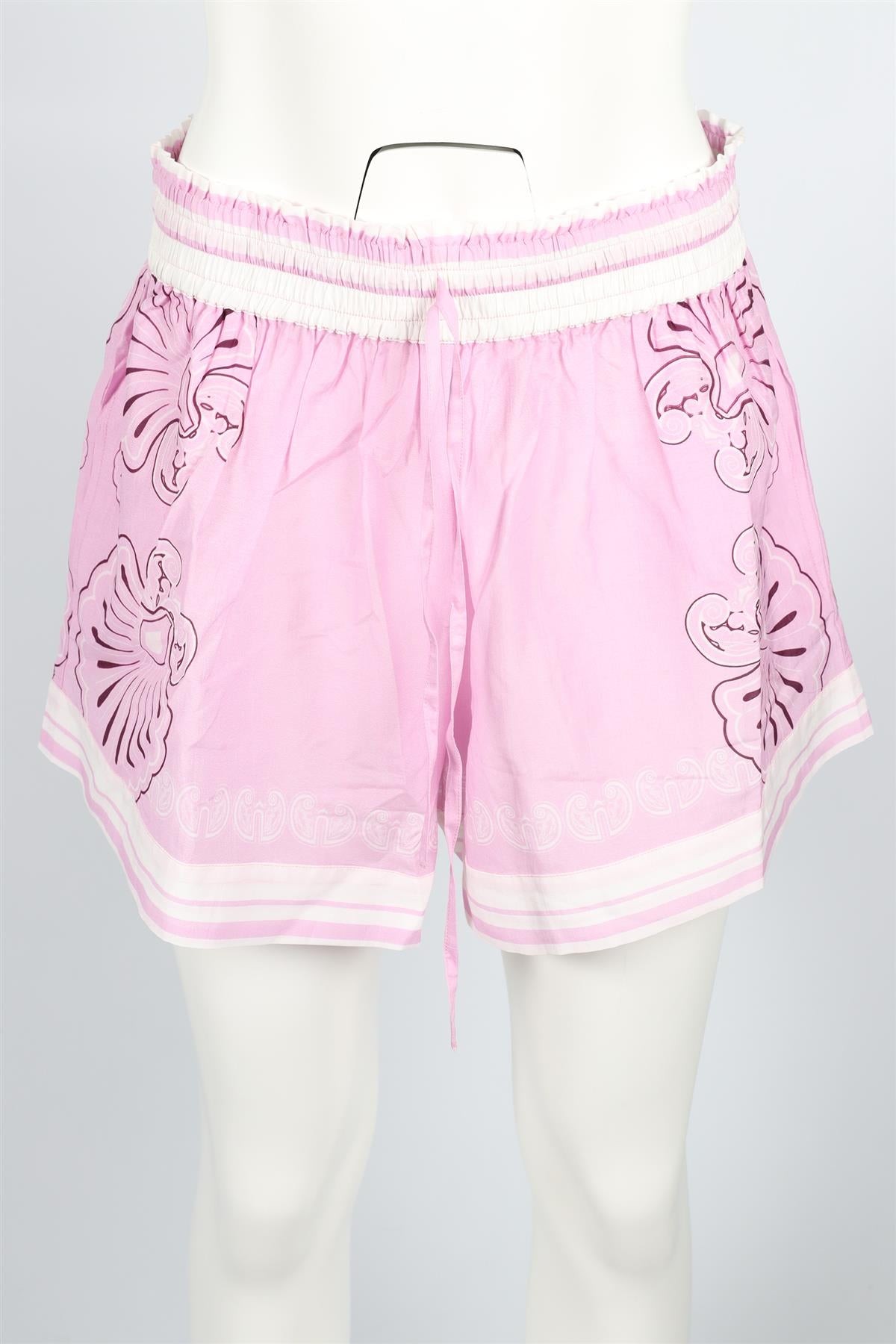 SHANI SHEMER PINK COTTON BLEND SHORTS LARGE