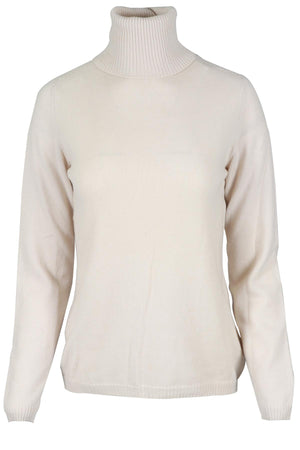 LORO PIANA CREAM CASHMERE SWEATER IT 46 UK 14