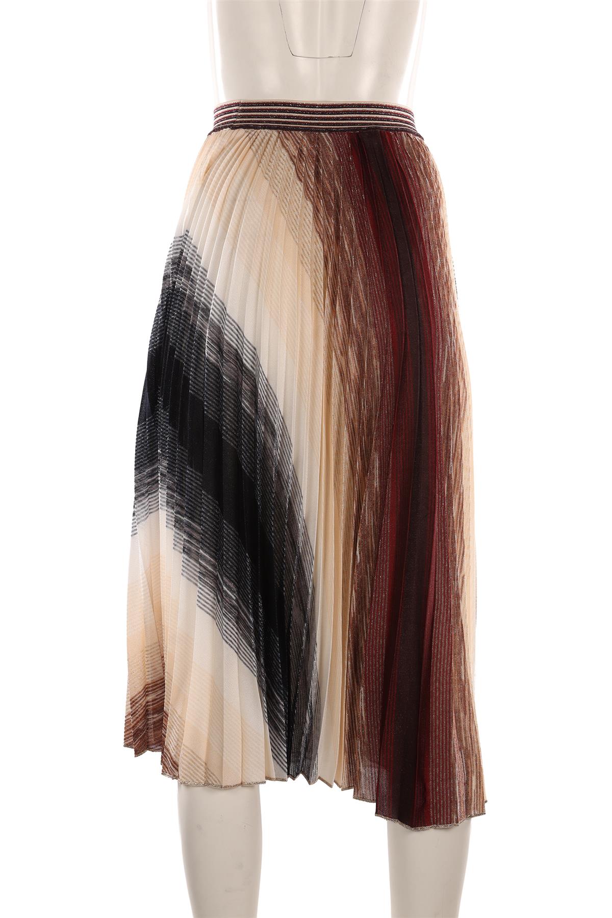 MISSONI MULTI KNIT MIDI SKIRT IT 40 UK 8
