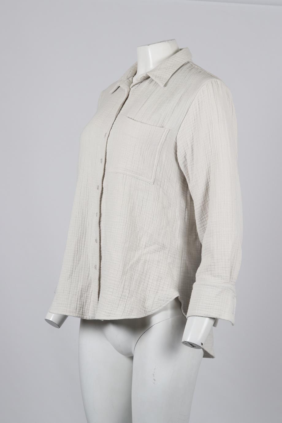 SABLYN COTTON BLEND SHIRT SMALL