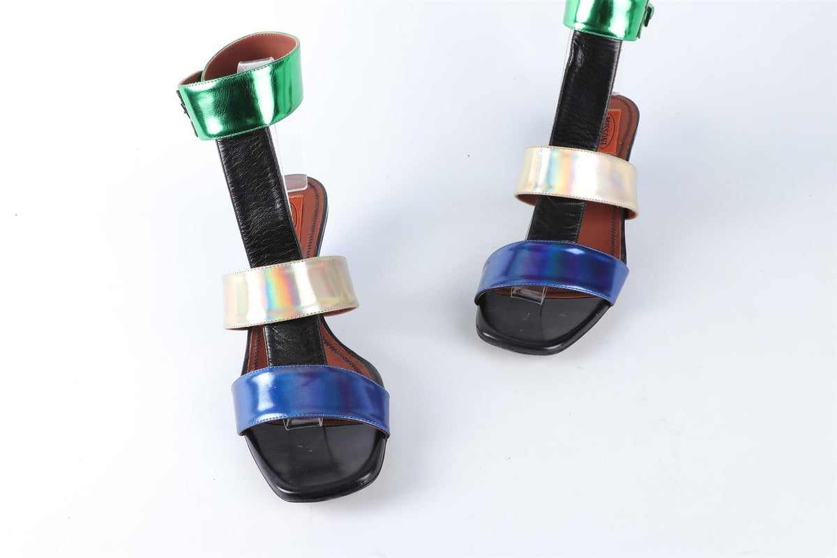 MISSONI MULTI LEATHER SANDALS EU 38 UK 5 US 8