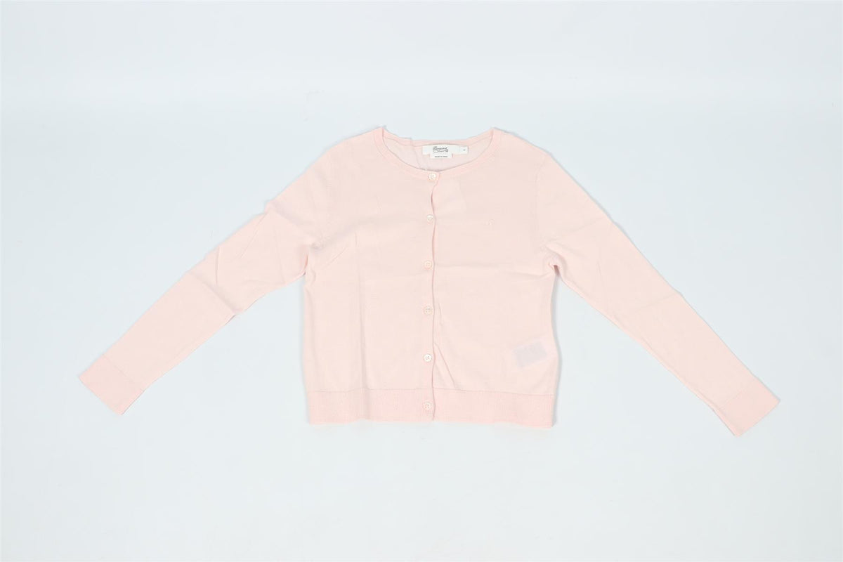 BONPOINT PINK KIDS GIRLS COTTON CARDIGAN 8 YEARS