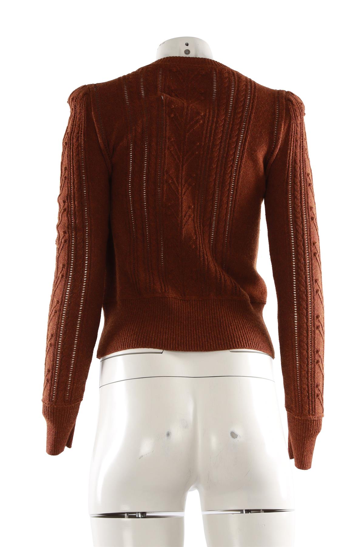 BROWN WOOL SWEATER