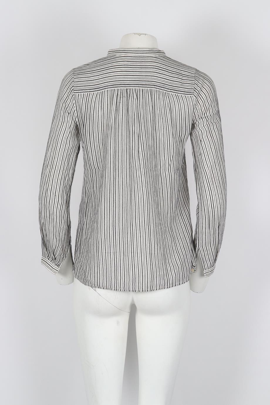 ISABEL MARANT ÉTOILE STRIPED COTTON TOP FR 36 UK 8