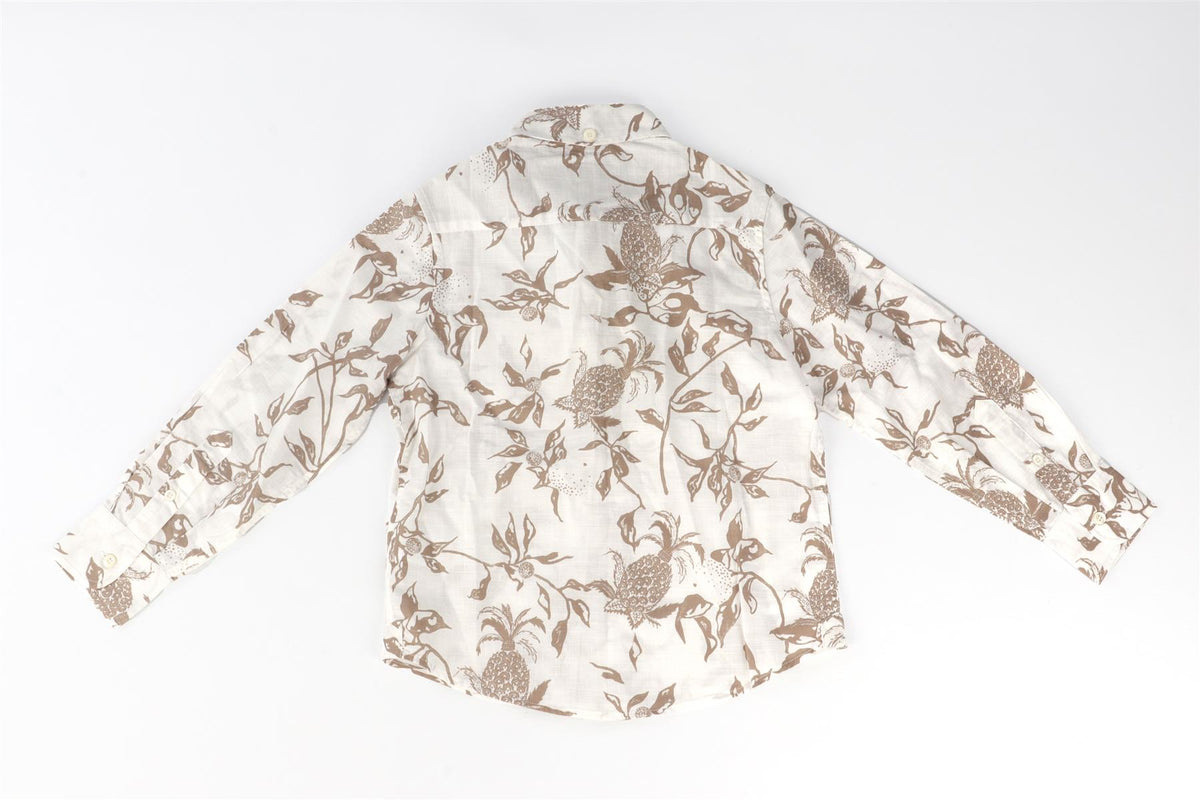 BRUNELLO CUCINELLI WHITE KIDS BOYS SHIRT 6 YEARS