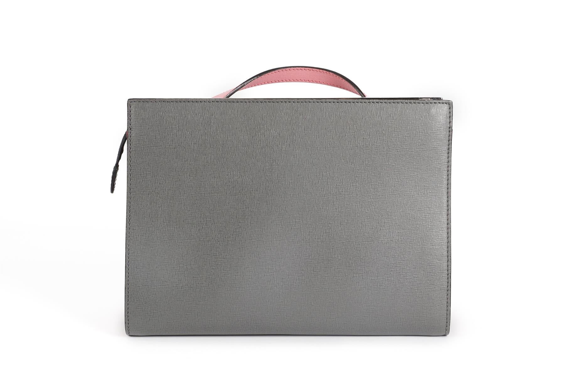 FENDI MULTI DEMI JOUR LEATHER SHOULDER BAG