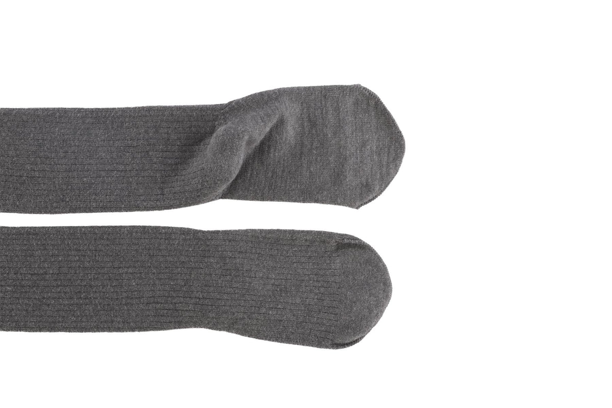 MIU MIU GREY COTTON TIGHTS MEDIUM