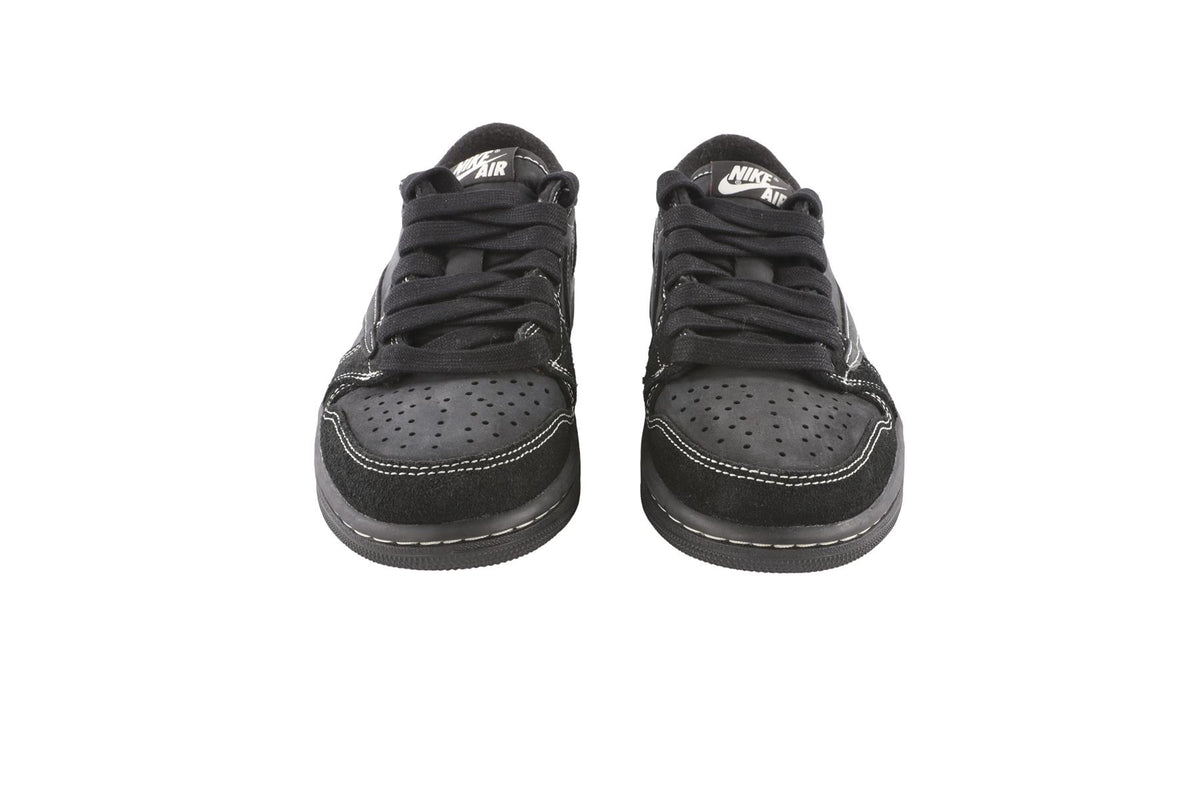 NIKE + TRAVIS SCOTT BLACK AIR JORDAN 1 BLACK PHANTOM SNEAKERS EU 36.5 UK 4 US 4.5