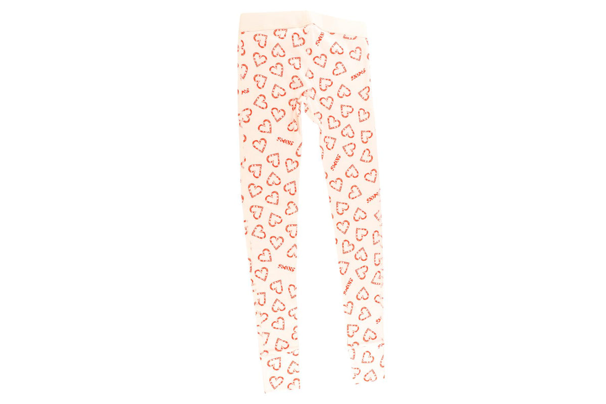 SKIMS CREAM COTTON LEGGINGS XXSMALL