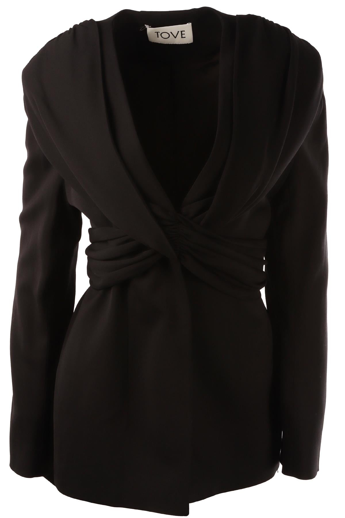 BLACK WOOL JACKET