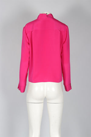 A'MAREE'S PINK SILK TOP MEDIUM