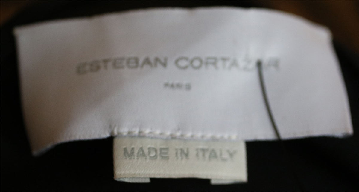 ESTEBAN CORTAZAR V NECK RACER BACK TOP FR 38 UK 10
