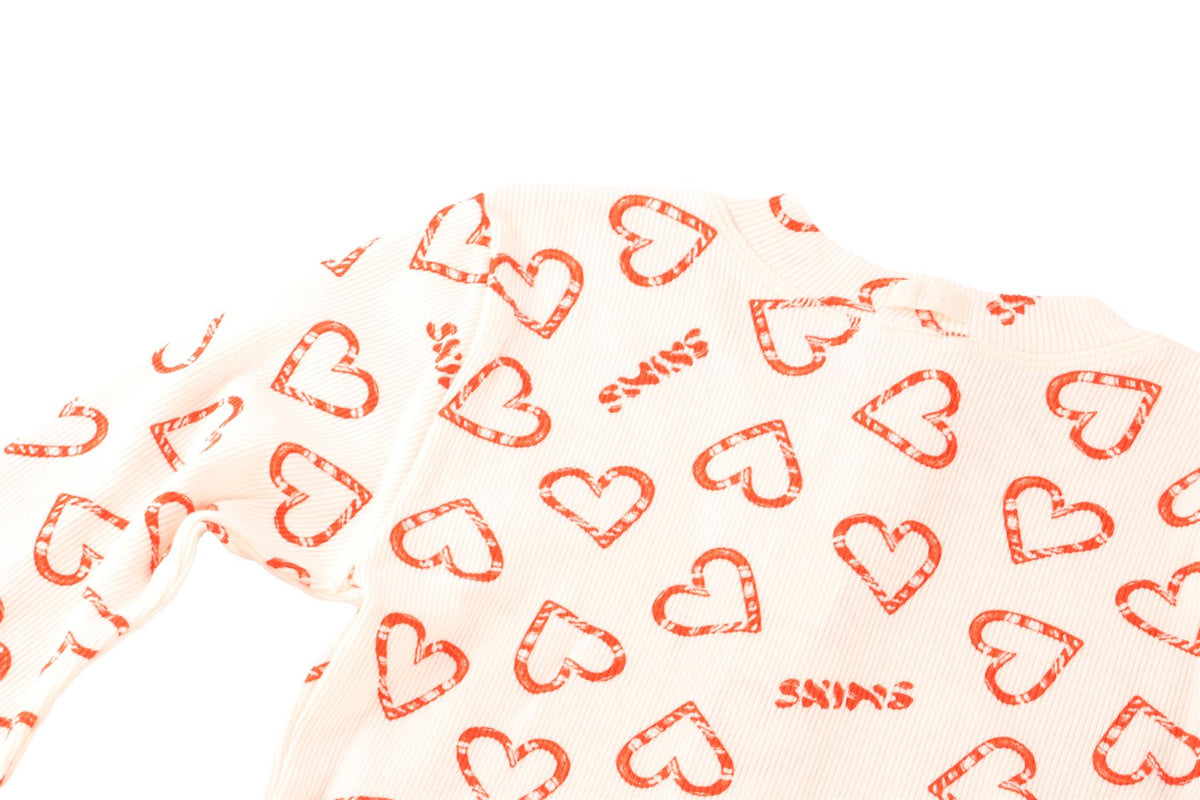 SKIMS CREAM COTTON TOP XXSMALL