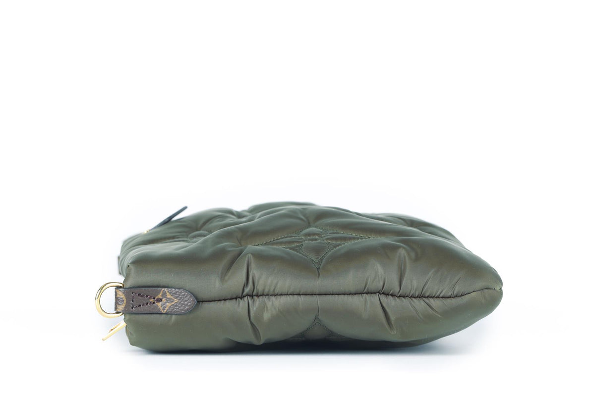 LOUIS VUITTON GREEN 2021 MAXI MULTI POCHETTE MONOGRAM NYLON SHOULDER BAG