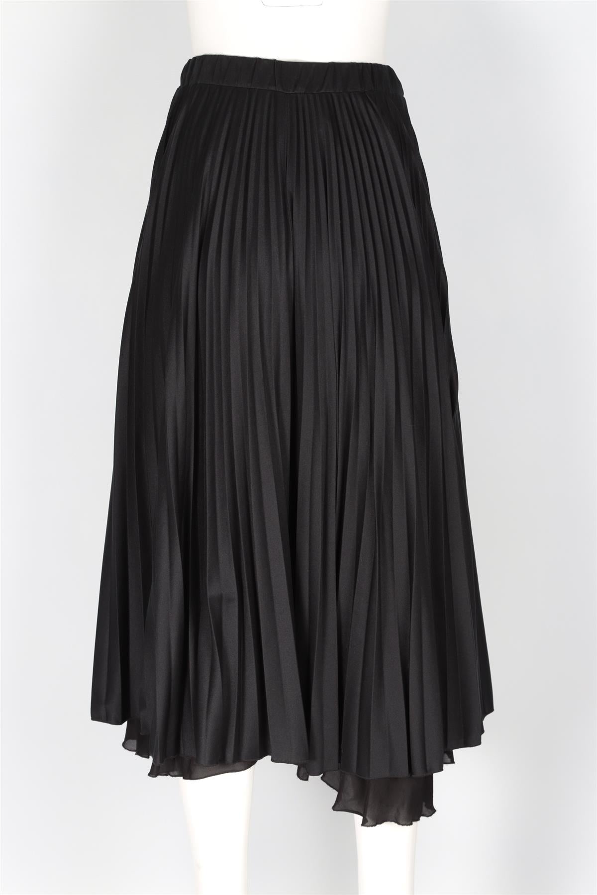VALENTINO BLACK JERSEY MAXI SKIRT MEDIUM