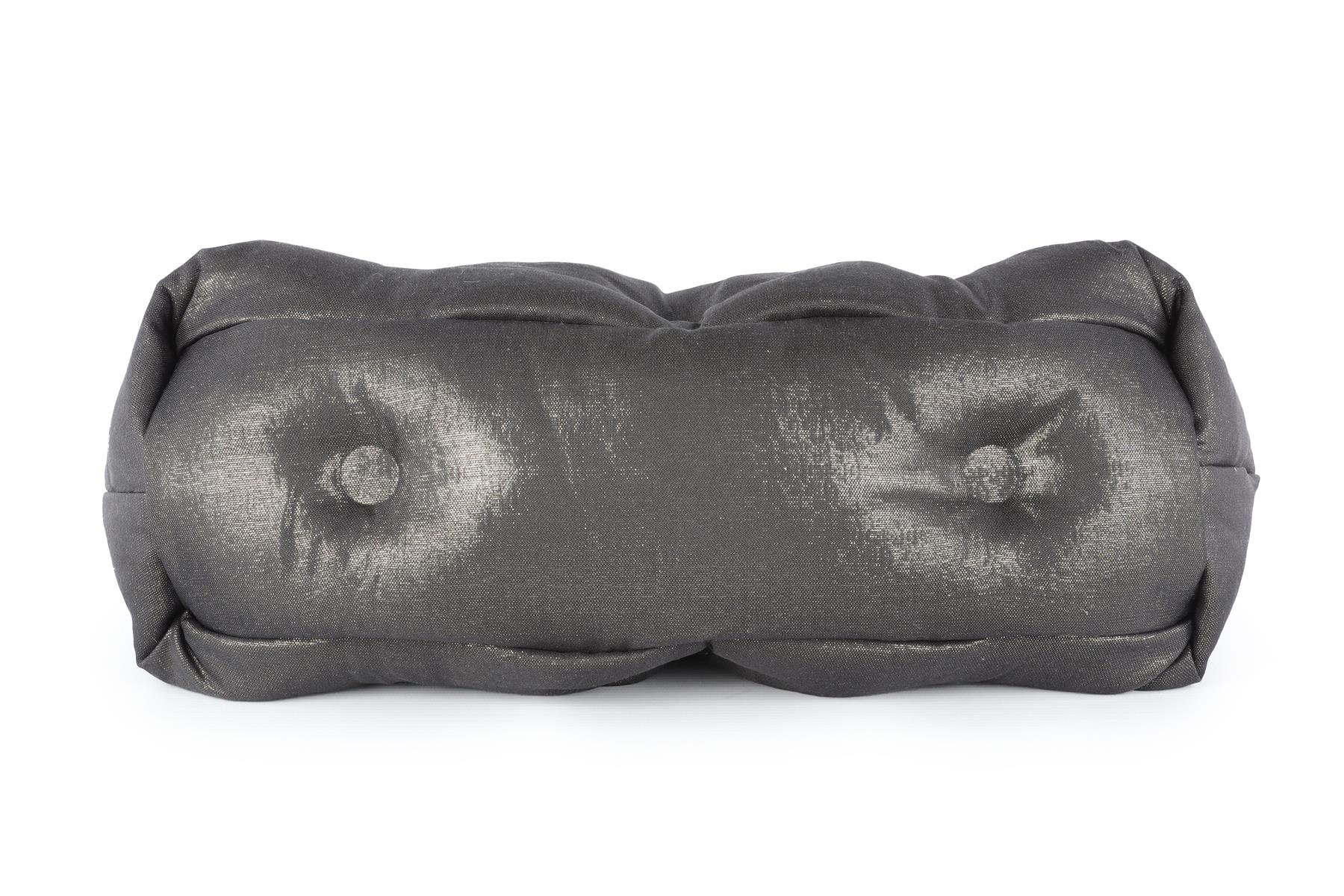 MAISON MARGIELA NAVY GLAM SLAM FABRIC CLUTCH