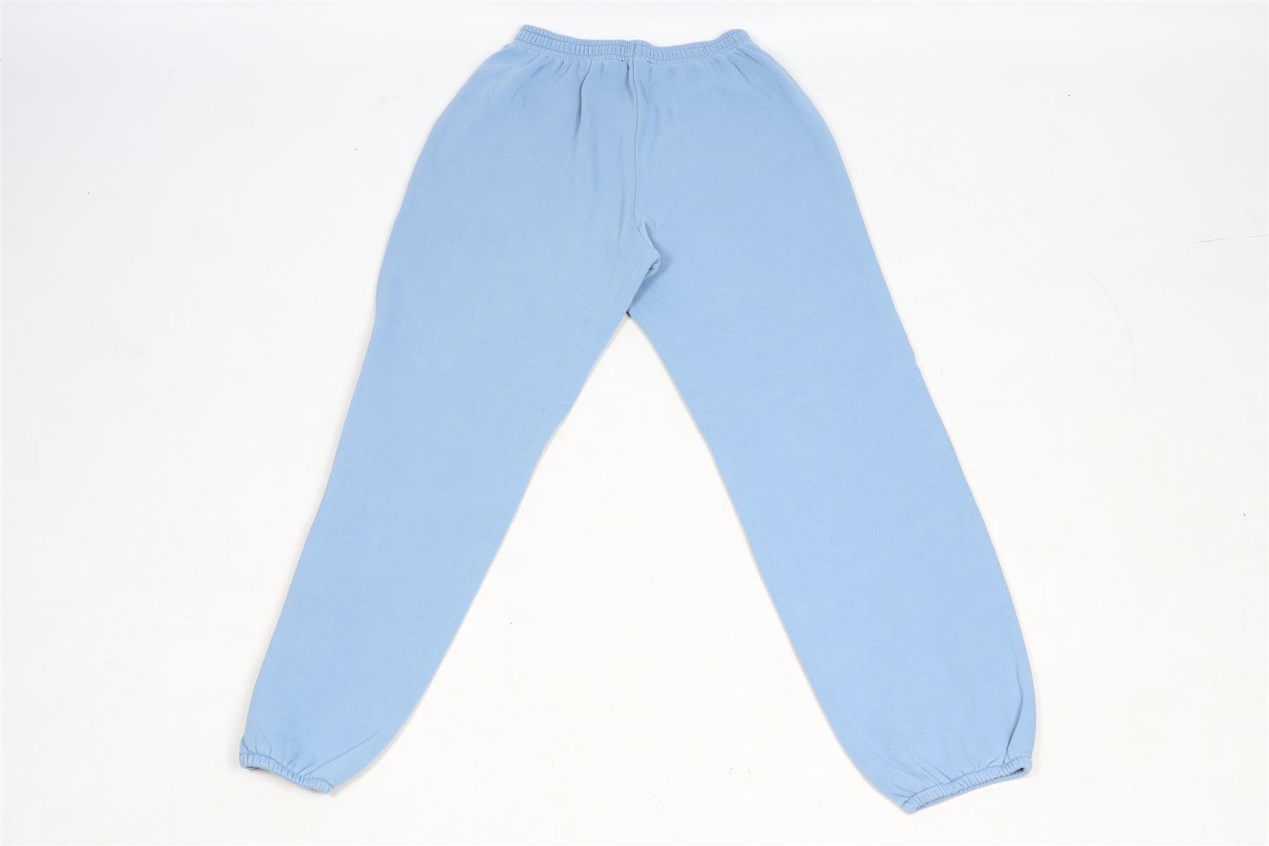 SABLYN BLUE COTTON TRACK PANTS SMALL