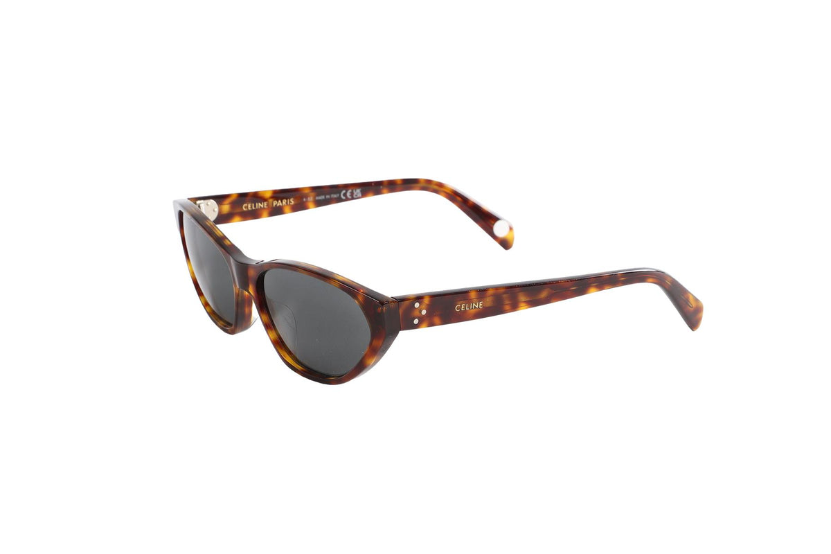 CELINE BROWN CAT EYE ACETATE SUNGLASSES