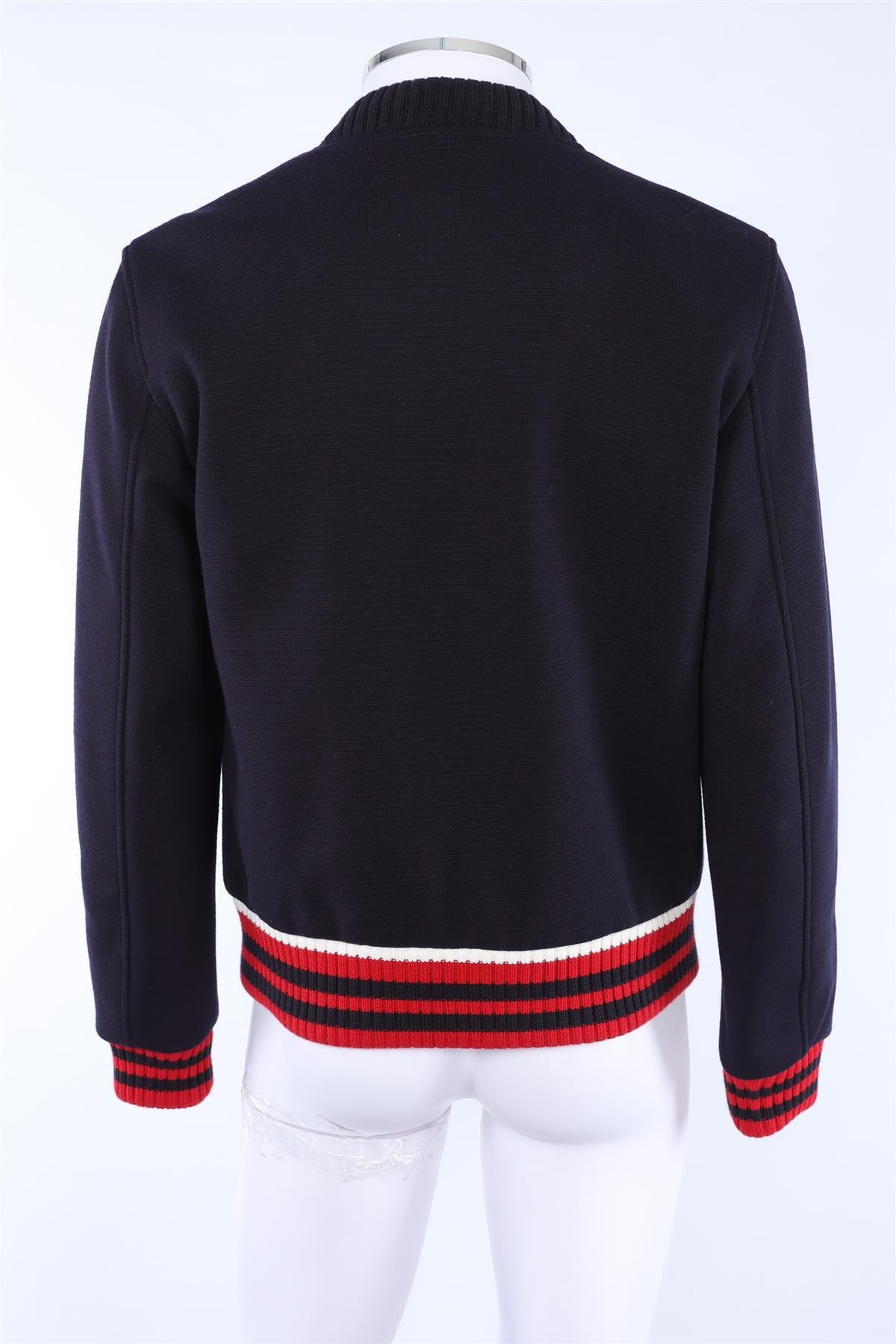 GUCCI NAVY MEN'S COTTON JACKET IT 50 UK/US 40