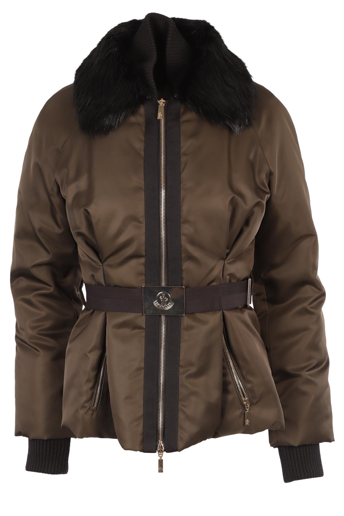 MONCLER GRENOBLE GREEN SHELL DOWN JACKET UK 8