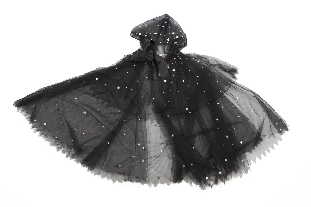 TUTU DU MONDE BLACK KIDS GIRLS CAPE XSMALL