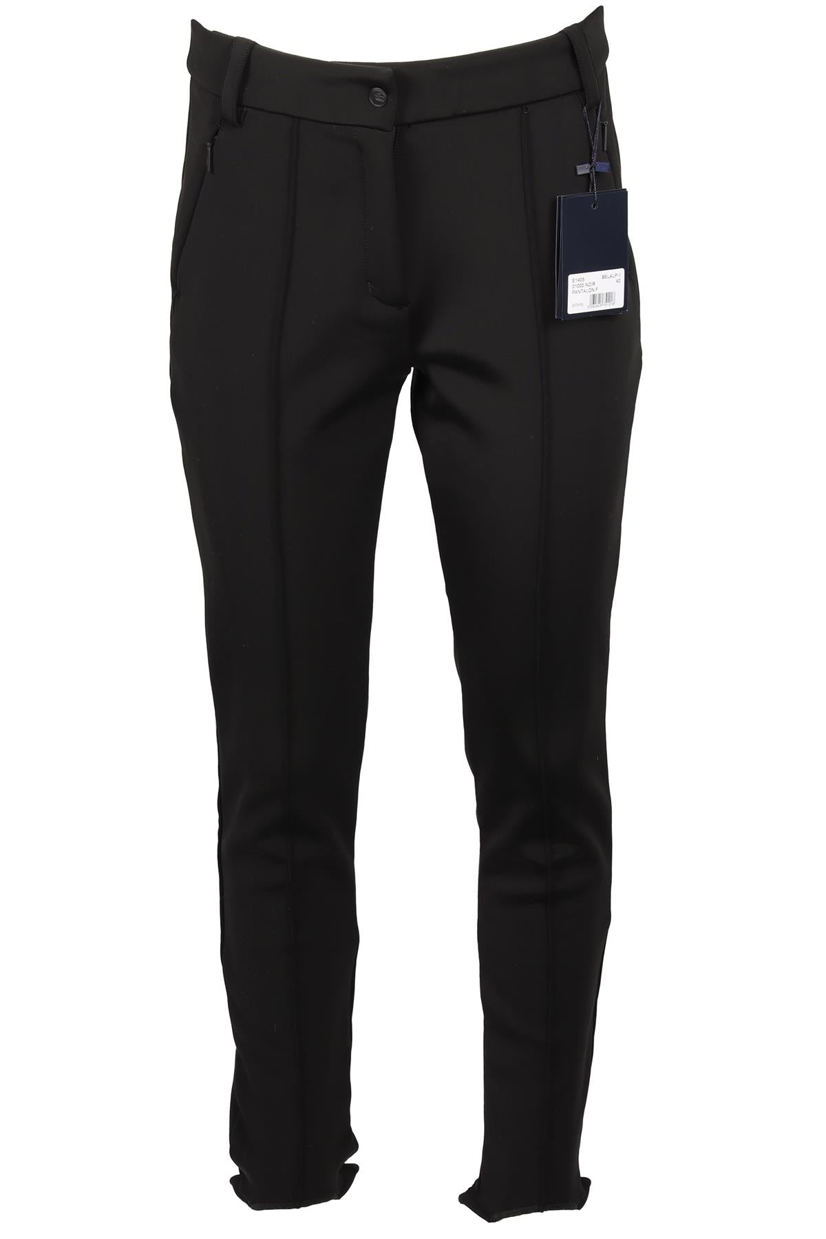 FUSALP BLACK STRETCH STIRRUP SKI PANTS FR 40 UK 12