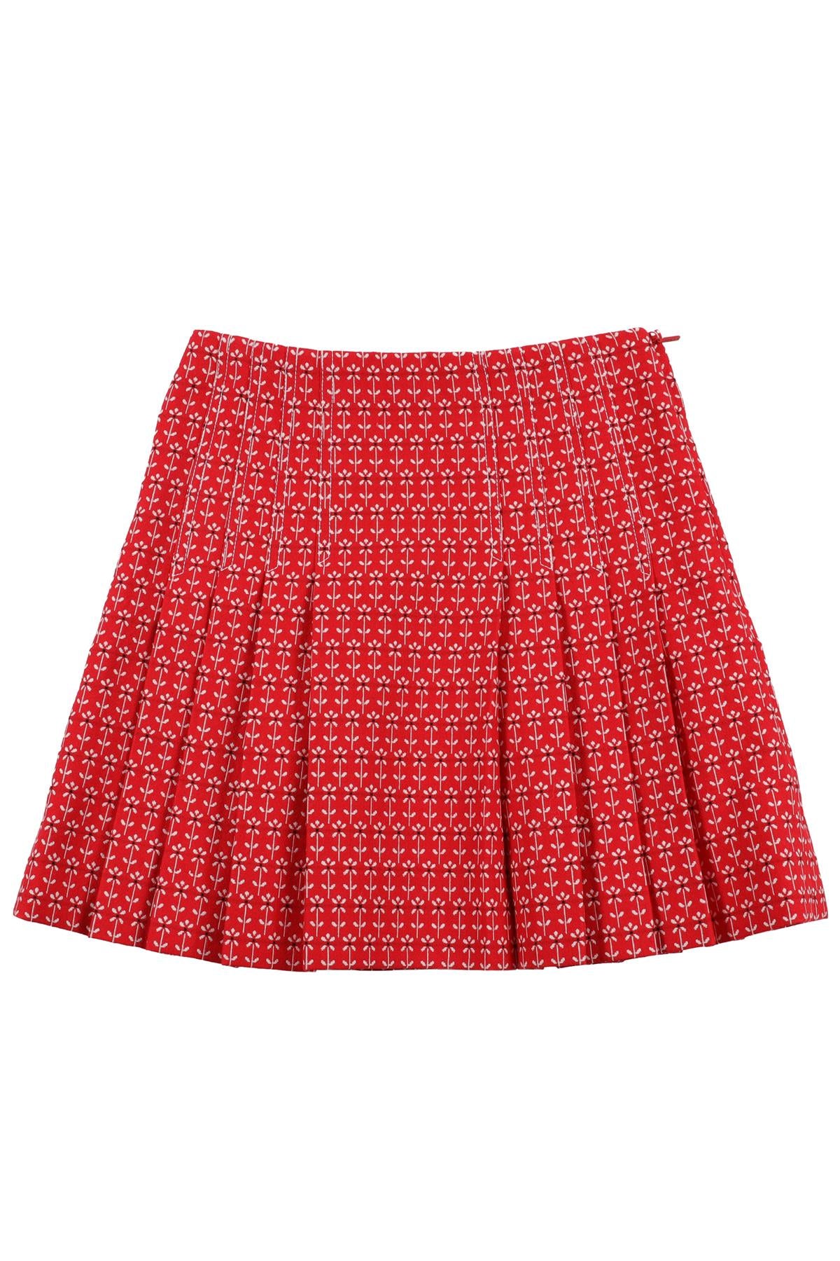 GUCCI RED COTTON MINI SKIRT IT 38 UK 6