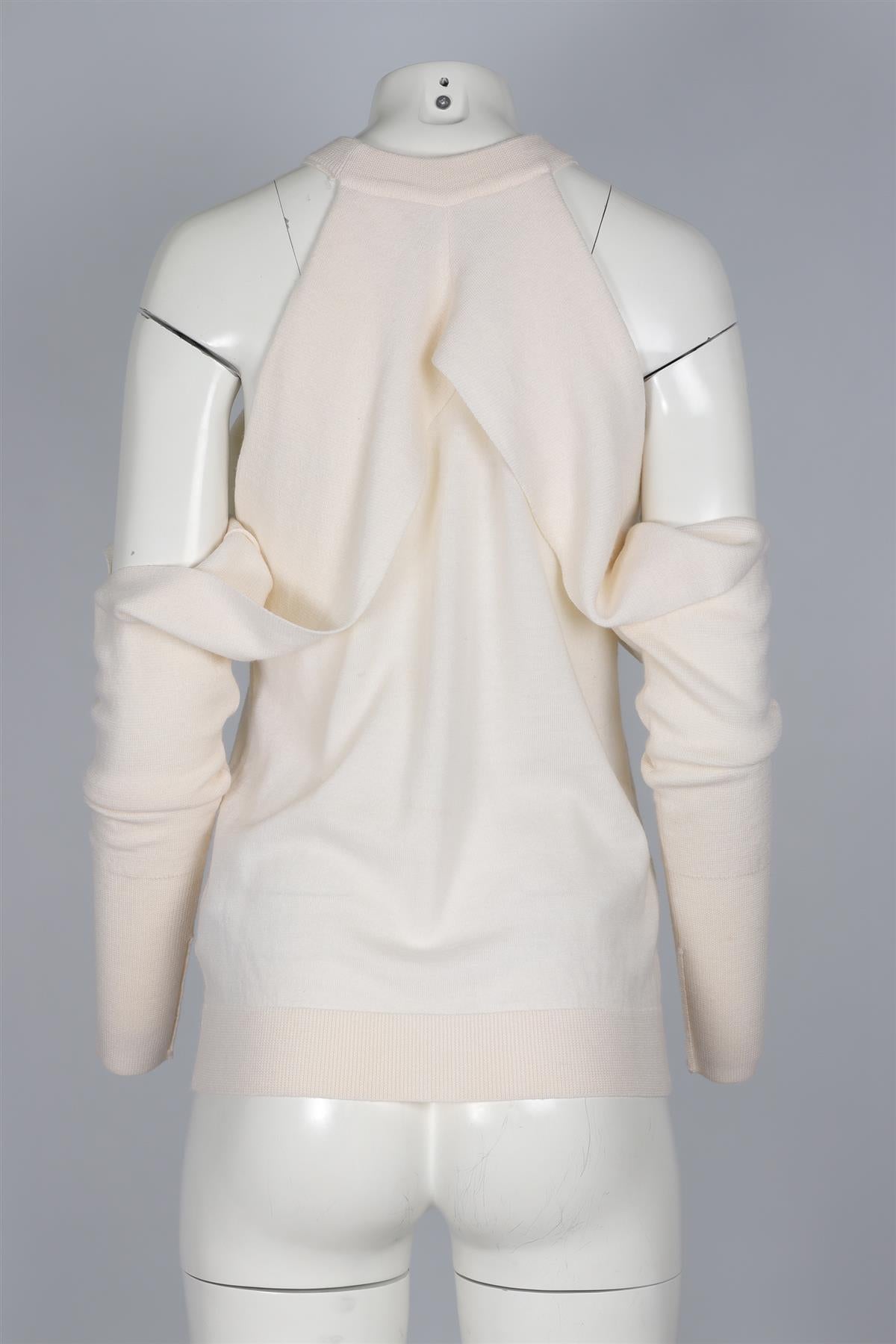 DION LEE CREAM WOOL SWEATER UK 6