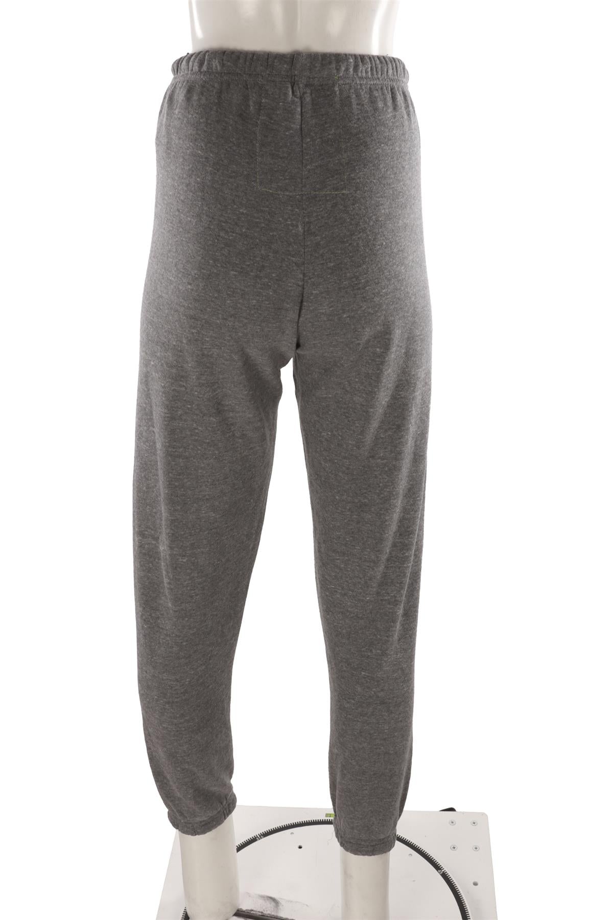 AVIATOR NATION GREY COTTON TRACK PANTS XSMALL
