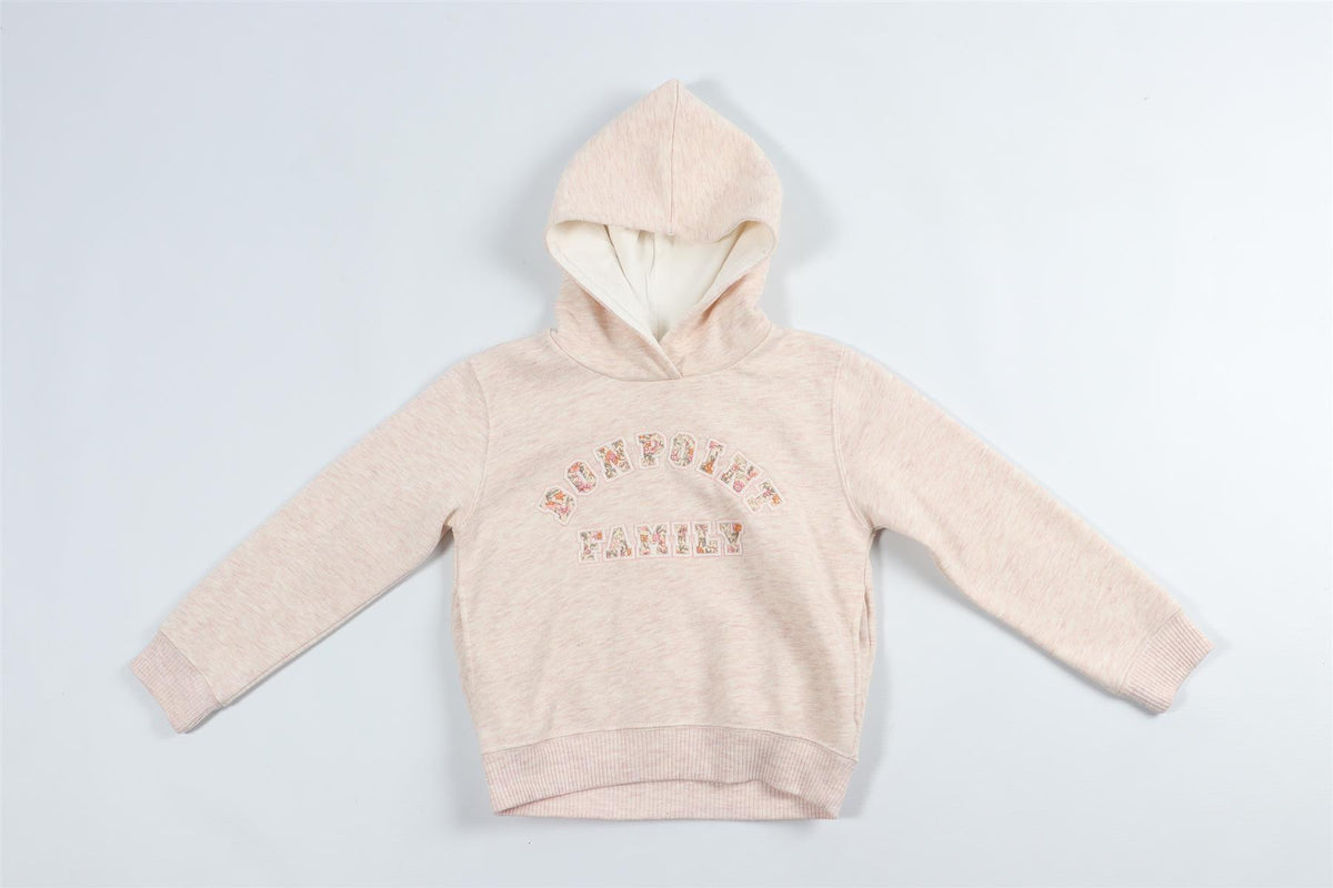 BONPOINT PINK KIDS GIRLS COTTON HOODIE 6 YEARS